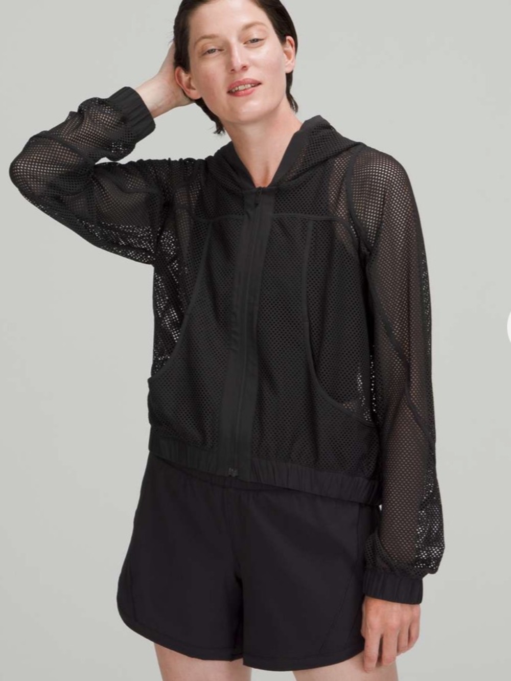 Lululemon | Relaxed Fit Mesh Jacket Sz US 6